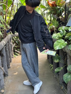 「H&M（エイチ・アンド・エム）のアイテム（ジャケット/アウター）」を使った、keop598さん（メンズ・168cm）の春コーディネート