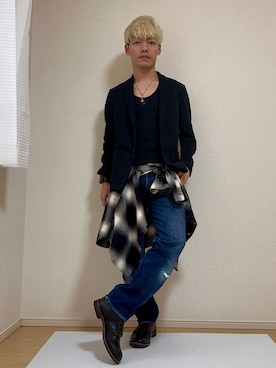 「レッドウィング」｜TAKA-こうめい-さん（メンズ・167cm）の秋コーディネート