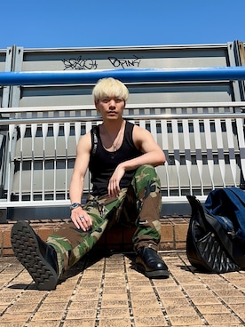 「RED WING（レッドウィング）のアイテム」を使った、タカコーさん（メンズ・167cm）の春コーディネート