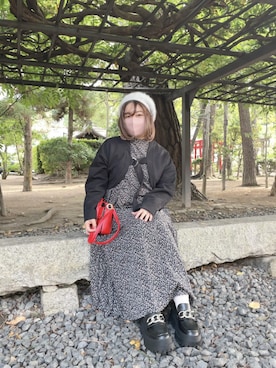 「LUON（ルオン）のアイテム」を使った、あり子さん（レディース・148cm）の秋コーディネート