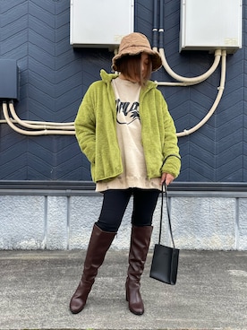 「EFFECTEN（エフェクテン）のアイテム」を使った、あり子さん（レディース・148cm）の秋コーディネート