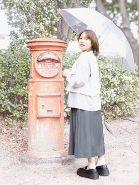 「アイテム（ベスト）」を使った、あり子さん（レディース・148cm）の春コーディネート