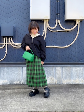 「minius（ミニウス）のアイテム」を使った、あり子さん（レディース・148cm）の秋コーディネート