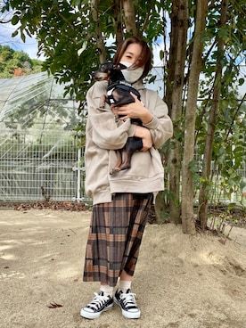あり子さん（レディース・148cm）の秋コーディネート