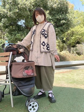 あり子さん（レディース・148cm）の春コーディネート