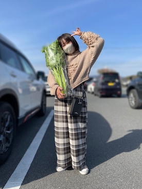 あり子さん（レディース・148cm）の冬コーディネート