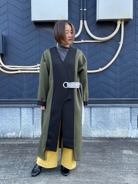 「DRESKIP（ドレスキップ）のアイテム（ブーツ）」を使った、あり子さん（レディース・148cm）の秋コーディネート