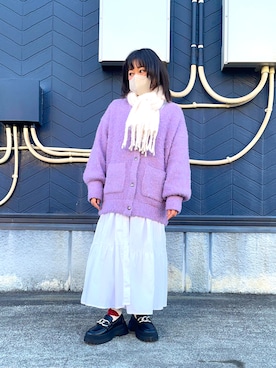 あり子さん（レディース・148cm）の冬コーディネート