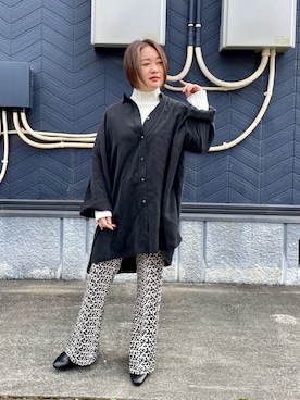 「DRESKIP（ドレスキップ）のアイテム（ブーツ）」を使った、あり子さん（レディース・148cm）の秋コーディネート