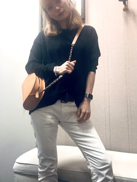 「JUNRED（ジュンレッド）のアイテム」を使った、R7_wearingさん（レディース・165cm）の春コーディネート