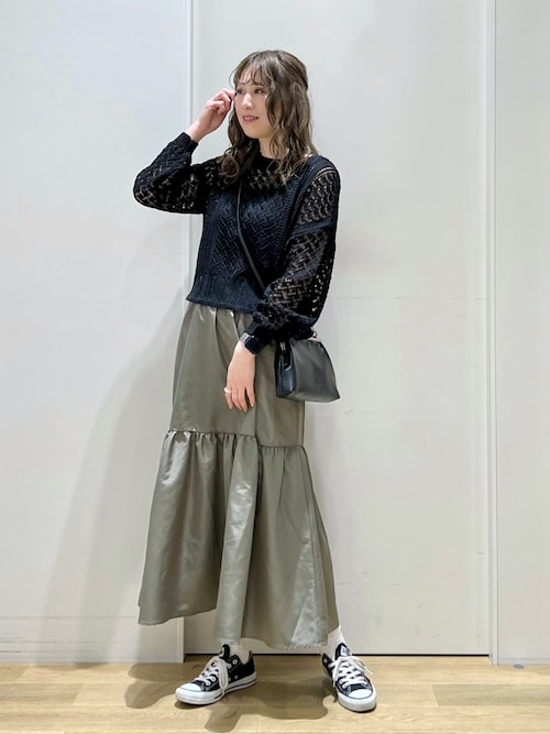 LAKOLE（ラコレ）の「タフタティアードスカート / 188326（スカート