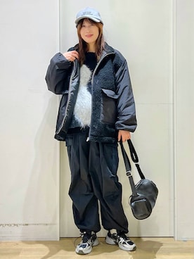 「LAKOLE（ラコレ）のアイテム」を使った、ハラミさん（レディース・167cm）の秋コーディネート