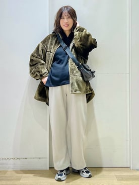 「LAKOLE（ラコレ）のアイテム」を使った、ハラミさん（レディース・167cm）の秋コーディネート