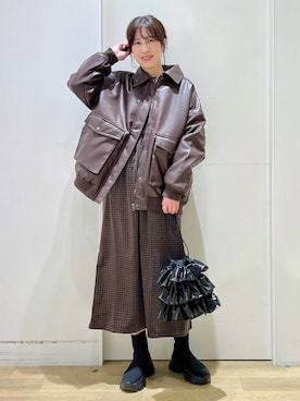 ハラミさん（レディース・167cm）の冬コーディネート