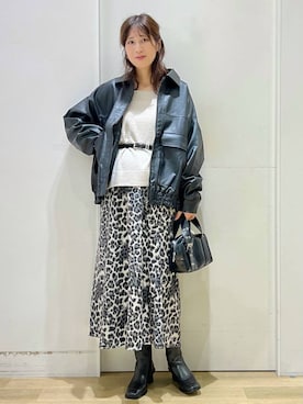 「LAKOLE（ラコレ）のアイテム」を使った、ハラミさん（レディース・167cm）の秋コーディネート