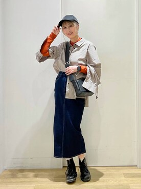 「コスメ」｜ハラミさん（レディース・167cm）の秋コーディネート