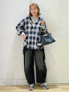 「LAKOLE（ラコレ）のアイテム」を使った、ハラミさん（レディース・167cm）の秋コーディネート