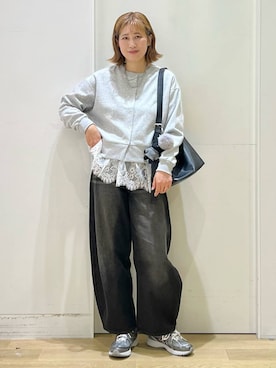 「LAKOLE（ラコレ）のアイテム」を使った、ハラミさん（レディース・167cm）の秋コーディネート