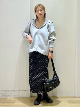 「LAKOLE（ラコレ）のアイテム」を使った、ハラミさん（レディース・167cm）の秋コーディネート