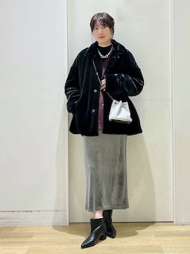 ハラミさん(レディース・167cm)の冬コーディネート