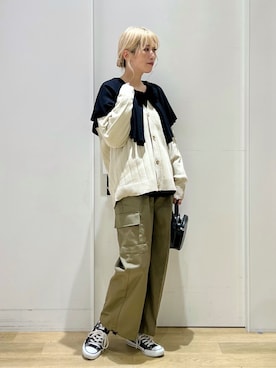 「サークルバッグ」｜ハラミさん（レディース・167cm）の秋コーディネート