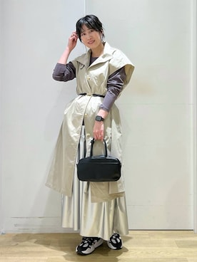 「LAKOLE（ラコレ）のアイテム（その他アウター）」を使った、ハラミさん（レディース・167cm）の冬コーディネート