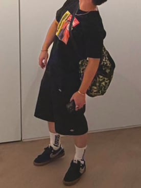 「A BATHING APE（アベイシングエイプ）のアイテム」を使った、reinlightさん（メンズ・165cm）の夏コーディネート