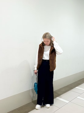 「GYMPHLEX（ジムフレックス）のアイテム（ジャケット/アウター）」を使った、harunaaaa7さん（レディース・158cm）の秋コーディネート