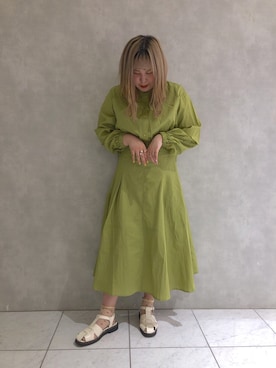 「ピスタチオ」｜かがちゃんさん（レディース・164cm）の春コーディネート