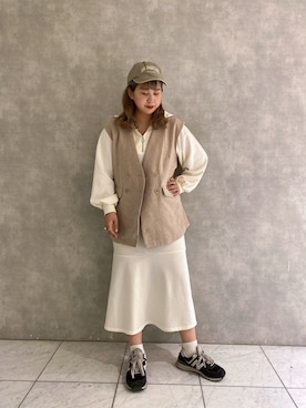 かがちゃんさん（レディース・164cm）の春コーディネート