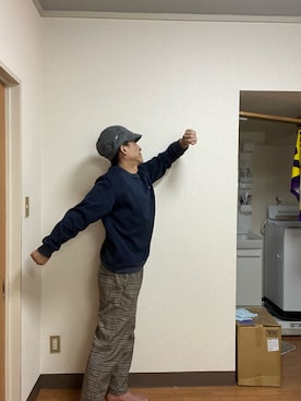 「しまむら（シマムラ）のアイテム（カーゴパンツ）」を使った、ryoupayさん（メンズ・166cm）の秋コーディネート