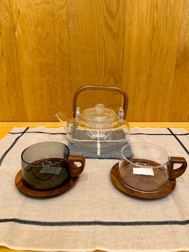 「アイテム（食器/キッチン）」を使った、canaco11さん（レディース・154cm）の春コーディネート