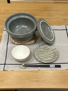 「アイテム（食器/キッチン）」を使った、canaco11さん（レディース・154cm）の秋コーディネート