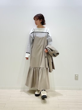 「PUAL CE CIN（ピュアルセシン）のアイテム（ジャケット/アウター）」を使った、ricochanさん（レディース・162cm）の秋コーディネート