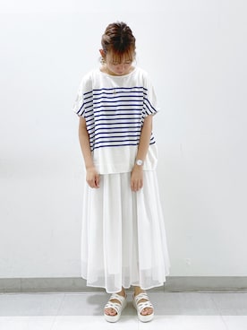 ricochanさん（レディース・162cm）の夏コーディネート