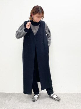 「PUAL CE CIN（ピュアルセシン）のアイテム（ワンピース/ドレス）」を使った、ricochanさん（レディース・162cm）の秋コーディネート