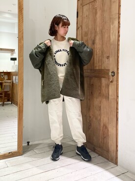 「PUAL CE CIN（ピュアルセシン）のアイテム（ジャケット/アウター）」を使った、ricochanさん（レディース・162cm）の秋コーディネート
