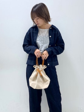 「PUAL CE CIN（ピュアルセシン）のアイテム（ジャケット/アウター）」を使った、ricochanさん（レディース・162cm）の秋コーディネート