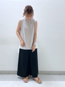 ricochanさん（レディース・162cm）の夏コーディネート
