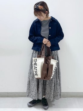 「PUAL CE CIN（ピュアルセシン）のアイテム（ジャケット/アウター）」を使った、ricochanさん（レディース・162cm）の秋コーディネート