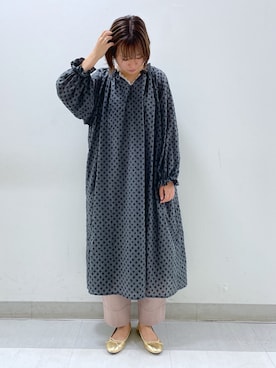 「PUAL CE CIN（ピュアルセシン）のアイテム（ワンピース/ドレス）」を使った、ricochanさん（レディース・162cm）の夏コーディネート