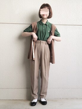 「cloverleaf（クローバーリーフ）のアイテム」を使った、めめさん（レディース・155cm）の秋コーディネート