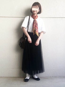 「cloverleaf（クローバーリーフ）のアイテム」を使った、めめさん（レディース・155cm）の秋コーディネート