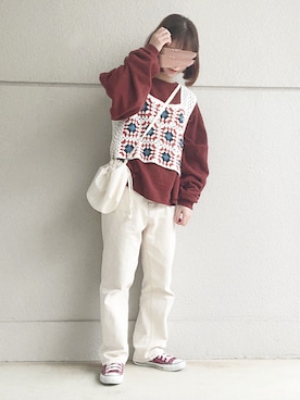 めめさん（レディース・155cm）の冬コーディネート