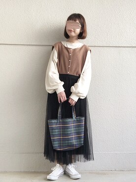 めめさん(レディース・155cm)の冬コーディネート