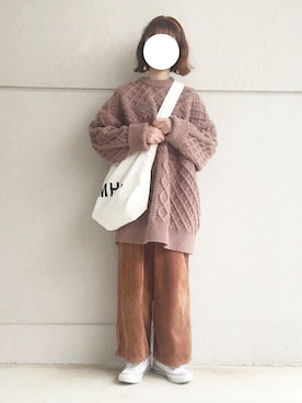 めめさん(レディース・155cm)の冬コーディネート