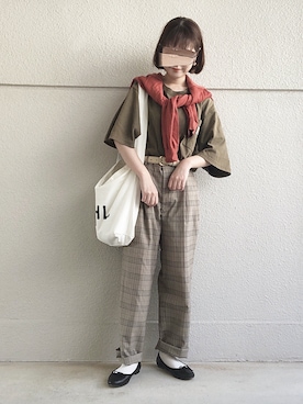 「cloverleaf（クローバーリーフ）のアイテム」を使った、めめさん（レディース・155cm）の秋コーディネート