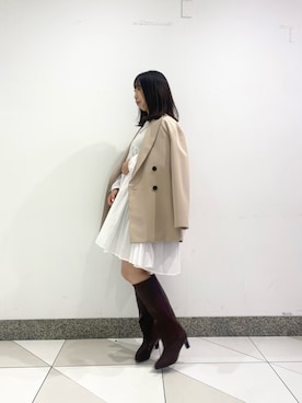 naoさん（レディース・162cm）の冬コーディネート