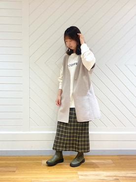 naoさん（レディース・162cm）の秋コーディネート