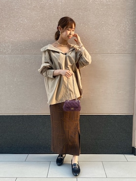 naoさん（レディース・162cm）の秋コーディネート